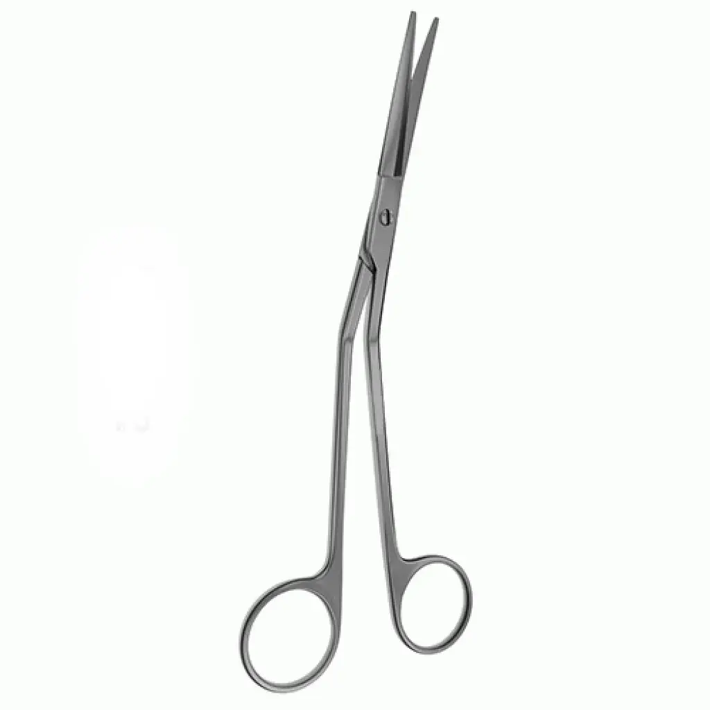 Gorney's 7" Nasal Cartilage Scissors - Angled & Serrated 