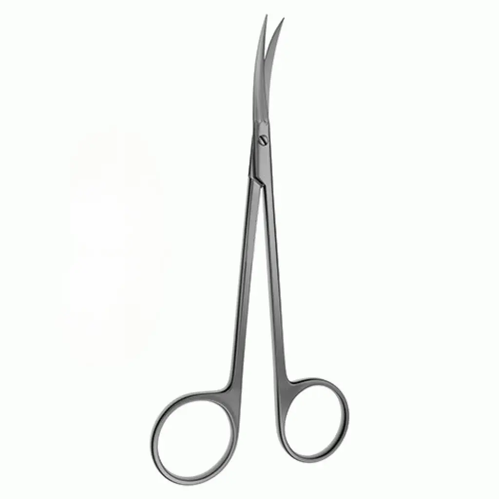 Goldman Nasal Scissors with Curved Semi-Sharp Edges - 14.6 cm