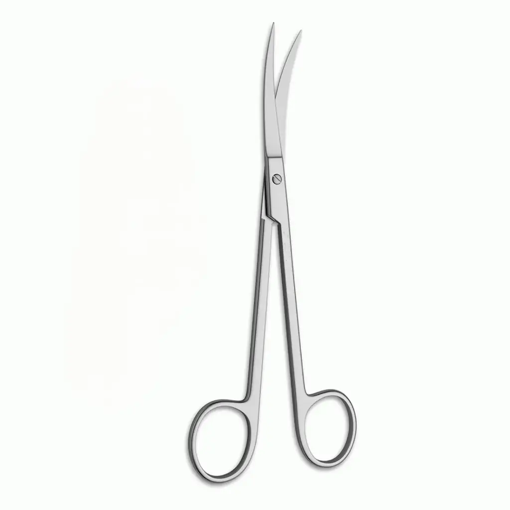 Friedman Face Lift Scissors - Curved & Serrated