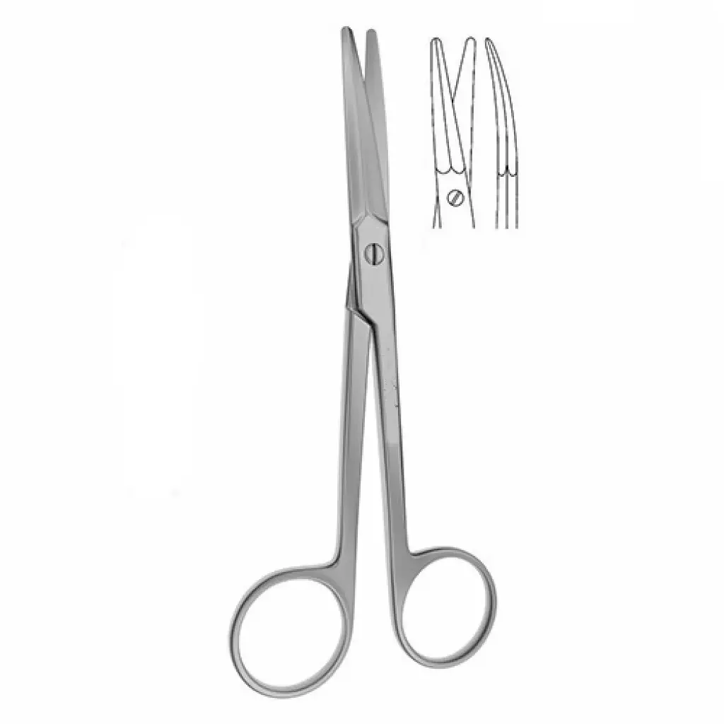 Aufricht Dissecting Scissors with Triangular Blades 5.5"