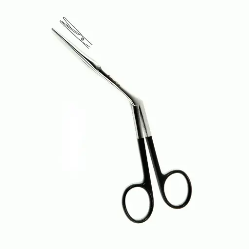 Heymann Nasal Scissors 7" - Delicate Blunt Serrated Tips 