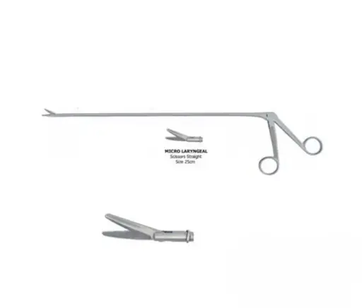 Micro Laryngeal Scissors Straight 