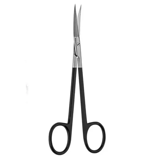 Tebbetts Delicate Dissecting Scissors 13.5 cm - Curved, Serrated 