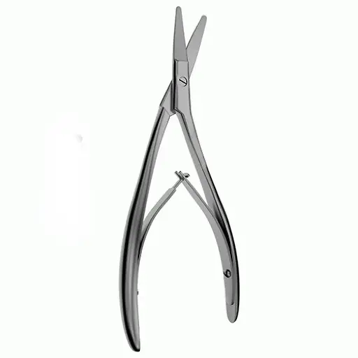 Cottle Septum Scissors 7" - Angled Handles 