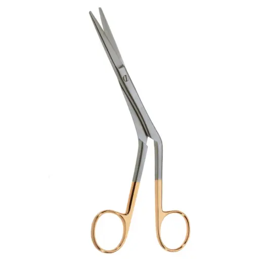 Tebbetts Scissors 19 cm - Angled, Serrated, TC 