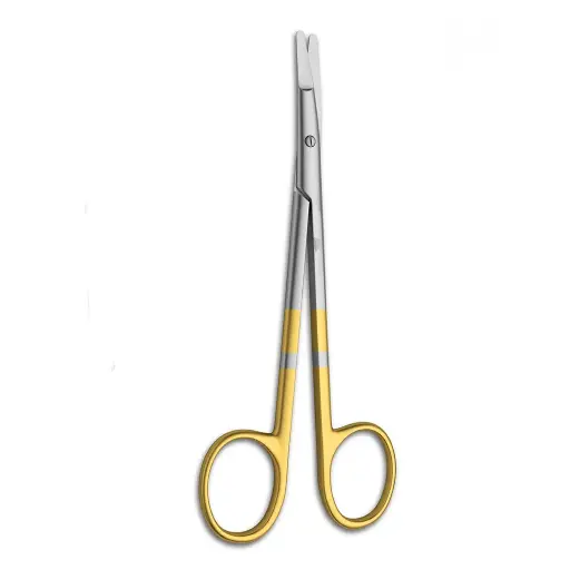 Ragnell (Kilner) Scissors 13 cm - Serrated, TC, Curved Flat Tips 