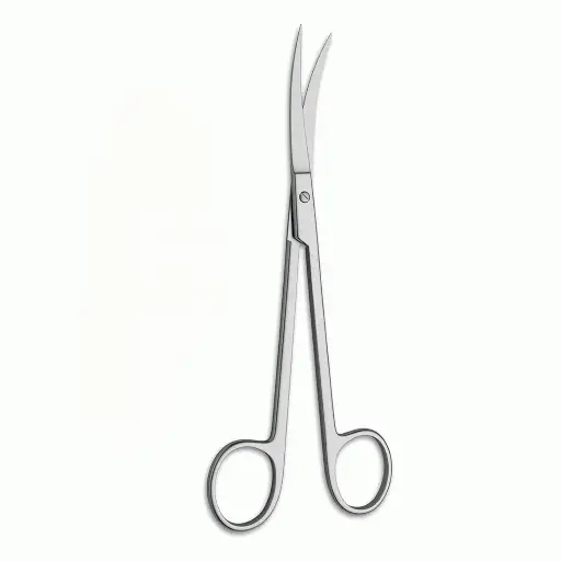 Friedman Face Lift Scissors - Curved & Serrated
